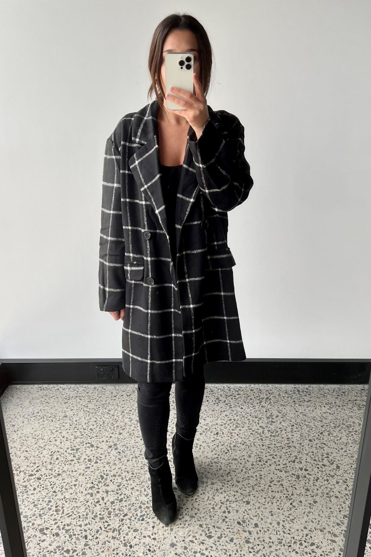 Jolie Coat - Black- Final Sale