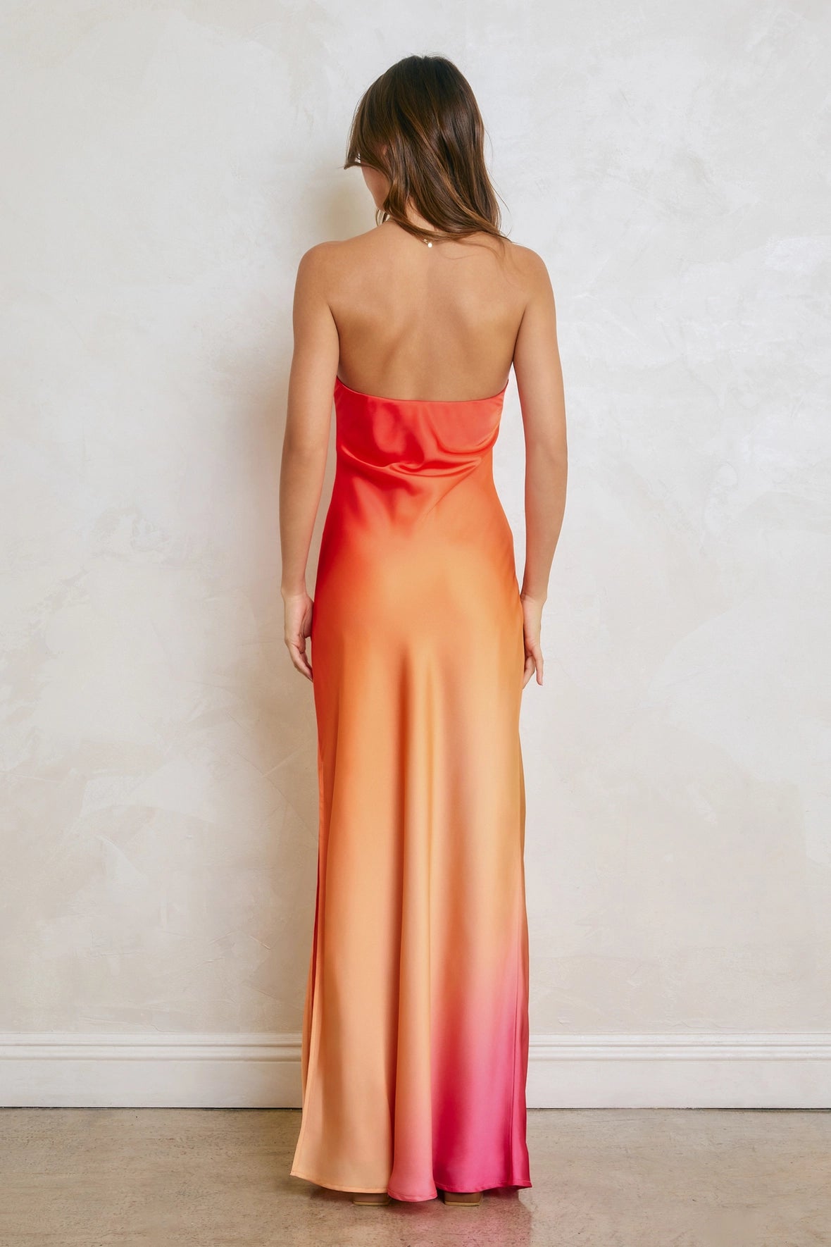 Radiance Ombre Strapless Dress