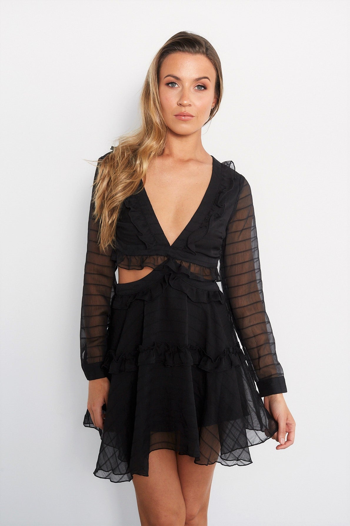 Chloe Ruffle Dress- Final sale