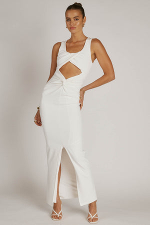 Zariah Reversible Dress- White