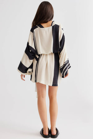 Alba Wrap Dress- Black