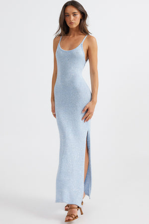 Azaria Maxi dress- Blue