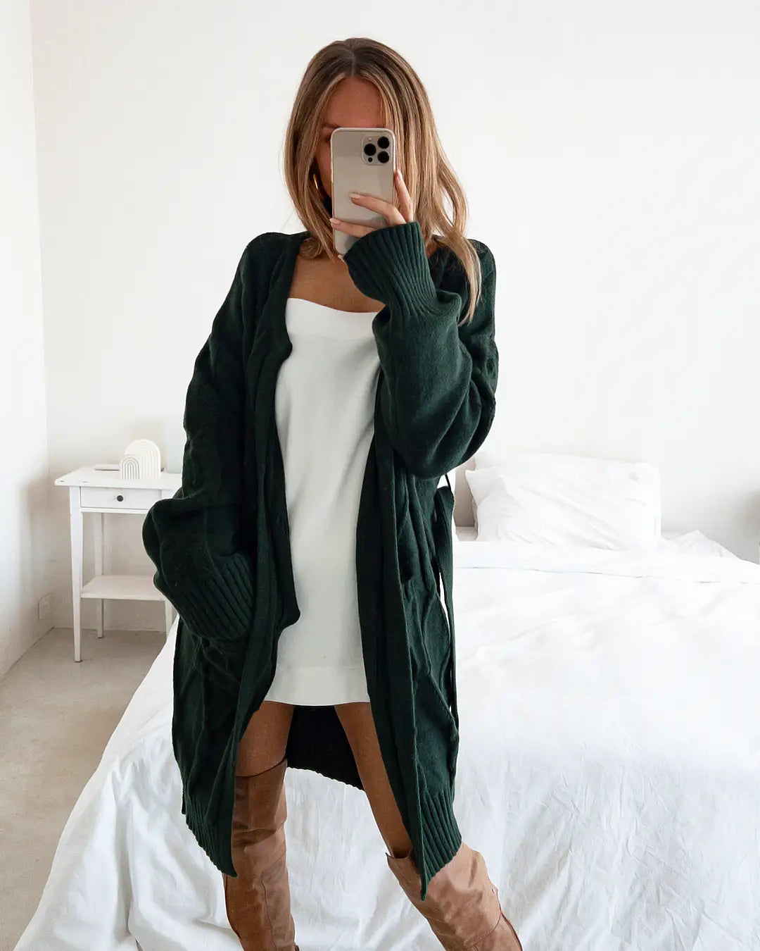 Leona Knit - Dark Green