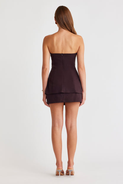 Mimi Longline top-Chocolate