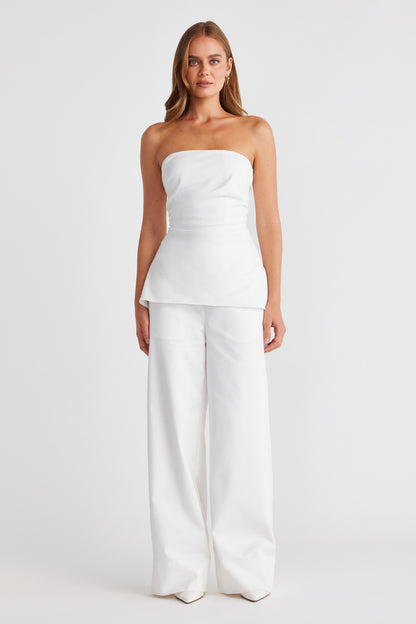 Mimi Longline top-White