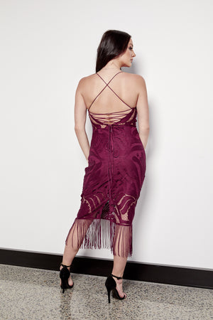 Khaleesi Dress- Mulberry