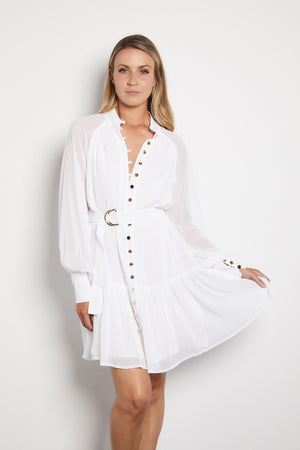 Harper Dress- White