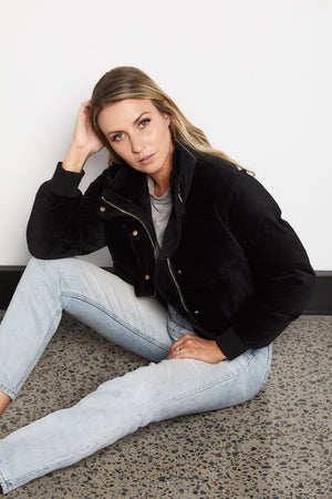 Khloe Corduroy Puffer Jacket