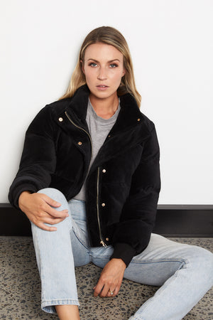 Khloe Corduroy Puffer Jacket