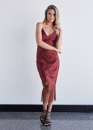 Khaleesi Dress-Rose