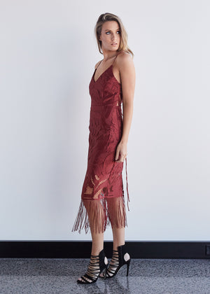 Khaleesi Dress-Rose
