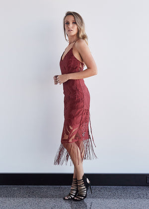 Khaleesi Dress-Rose